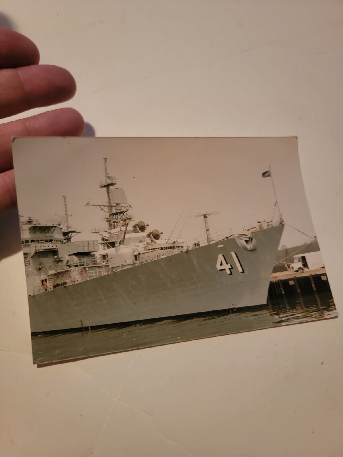 Picture Photograph Naval Ship HMAS Brisbane (D41) Vietnam War