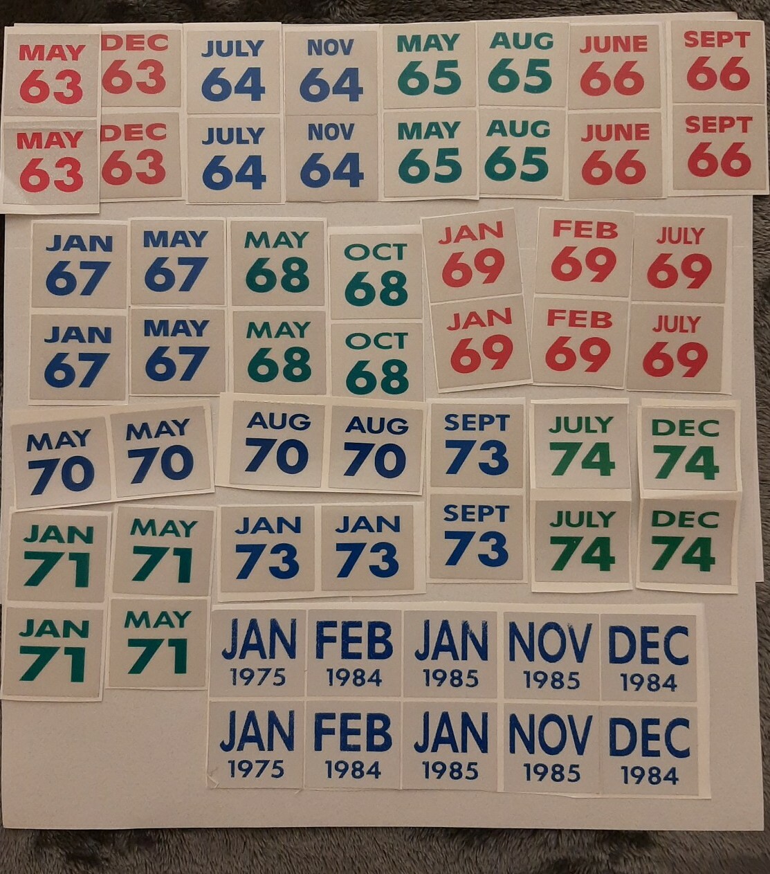 2 Connecticut License Plates. YOM Expiration Stickers.$16. PER PAIR. 2 Connecticut License Plates. YOM Expiration Stickers.$16. PER PAIR.