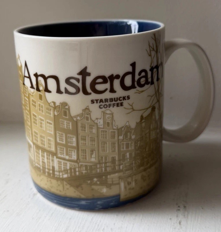 Starbucks Amsterdam Global Icon City Collector Series 16oz Mug Cup w/ tag NEW