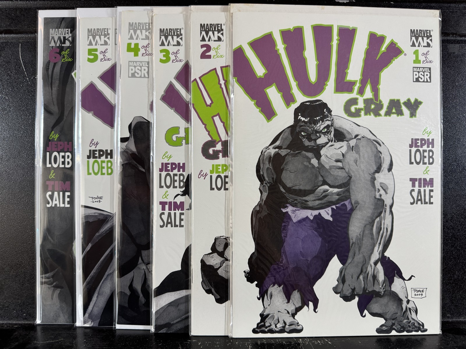 COMPLETE Hulk Gray #1 2 3 4 5 6 (2003 Marvel) Tim Sale #1-6 - Free Combine Ship