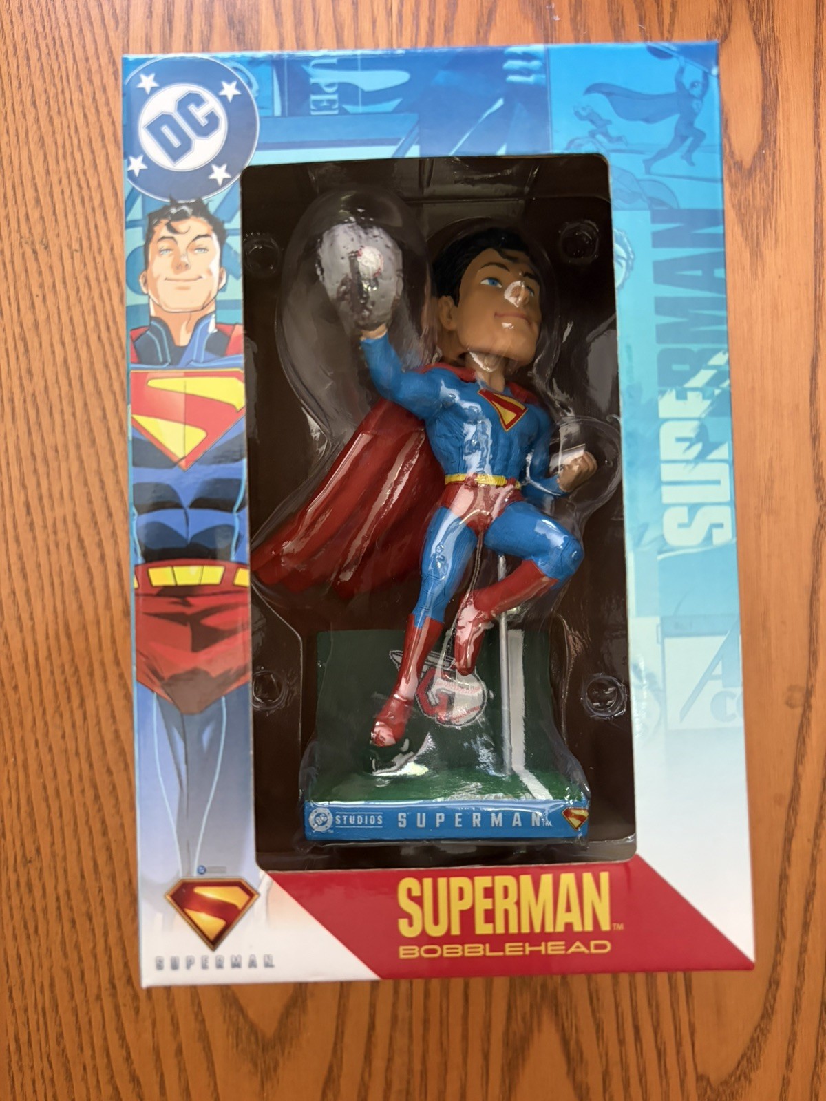 Superman Bobblehead - Cleveland Guardians 2025 Game Day Exclusive NEW