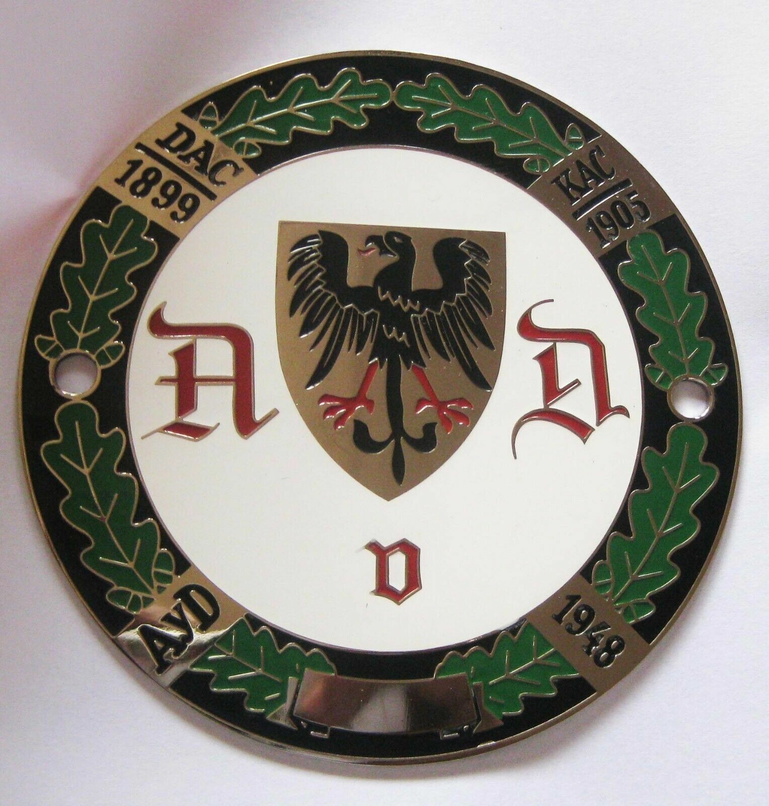 Car Badge-Adac AVD 1899 Car Grill Badge Emblem Jaguar porsche Ferrari Audi