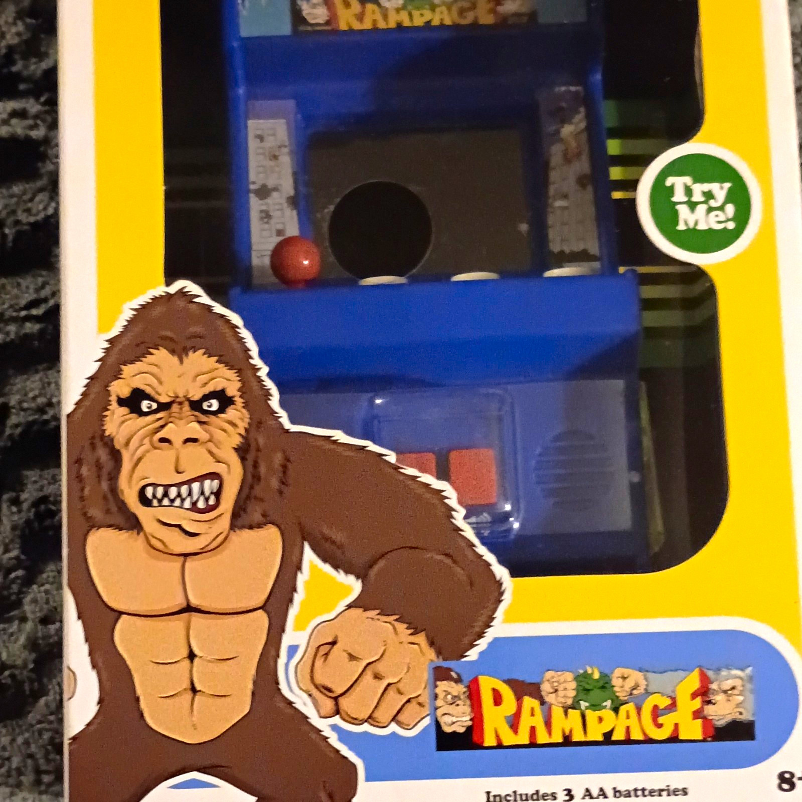 Basic Fun Rampage Arcade Classics Handheld Electronic Game MPN 09591
