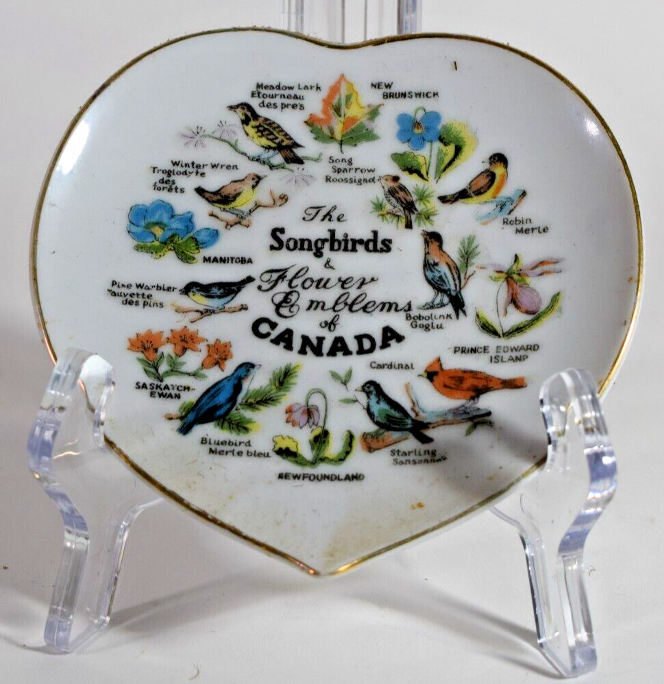 Vintage 1950s  Canada Souvenir Plate