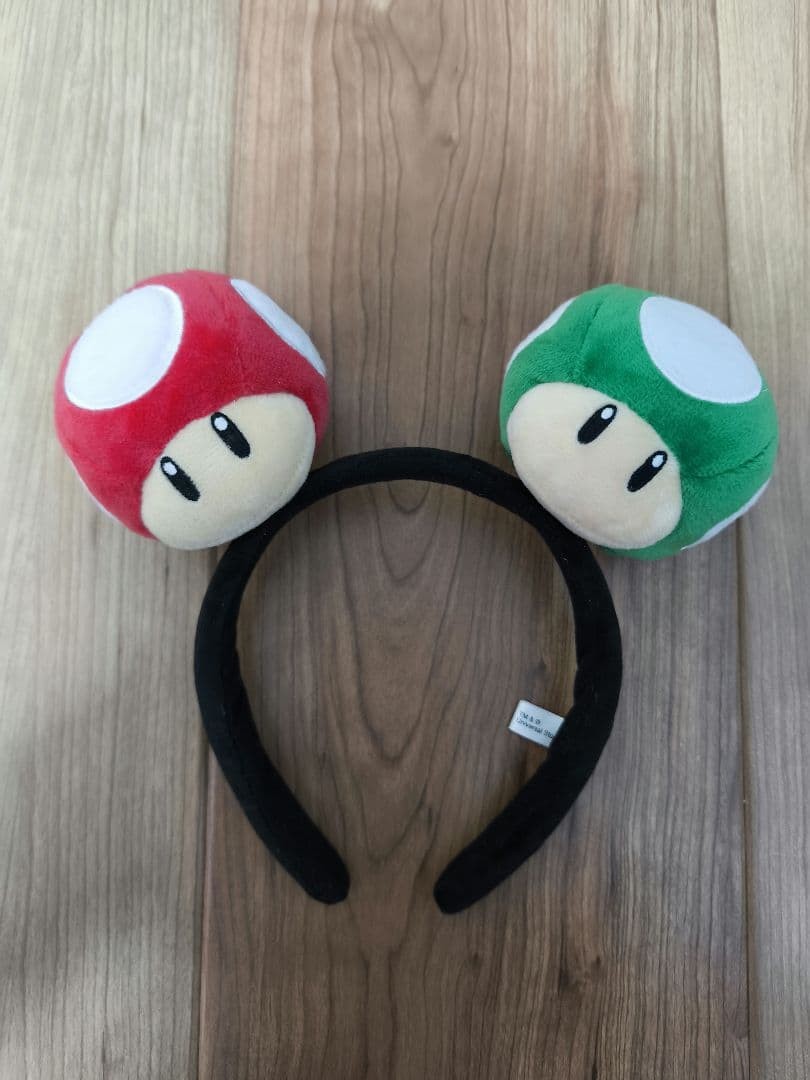 Super Nintendo World Mushroom Headband Ear Ears USJ Japan Theme Park Official