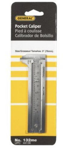 General Tools 132ME Pocket Slide Caliper General Tools 132ME Pocket Slide Caliper