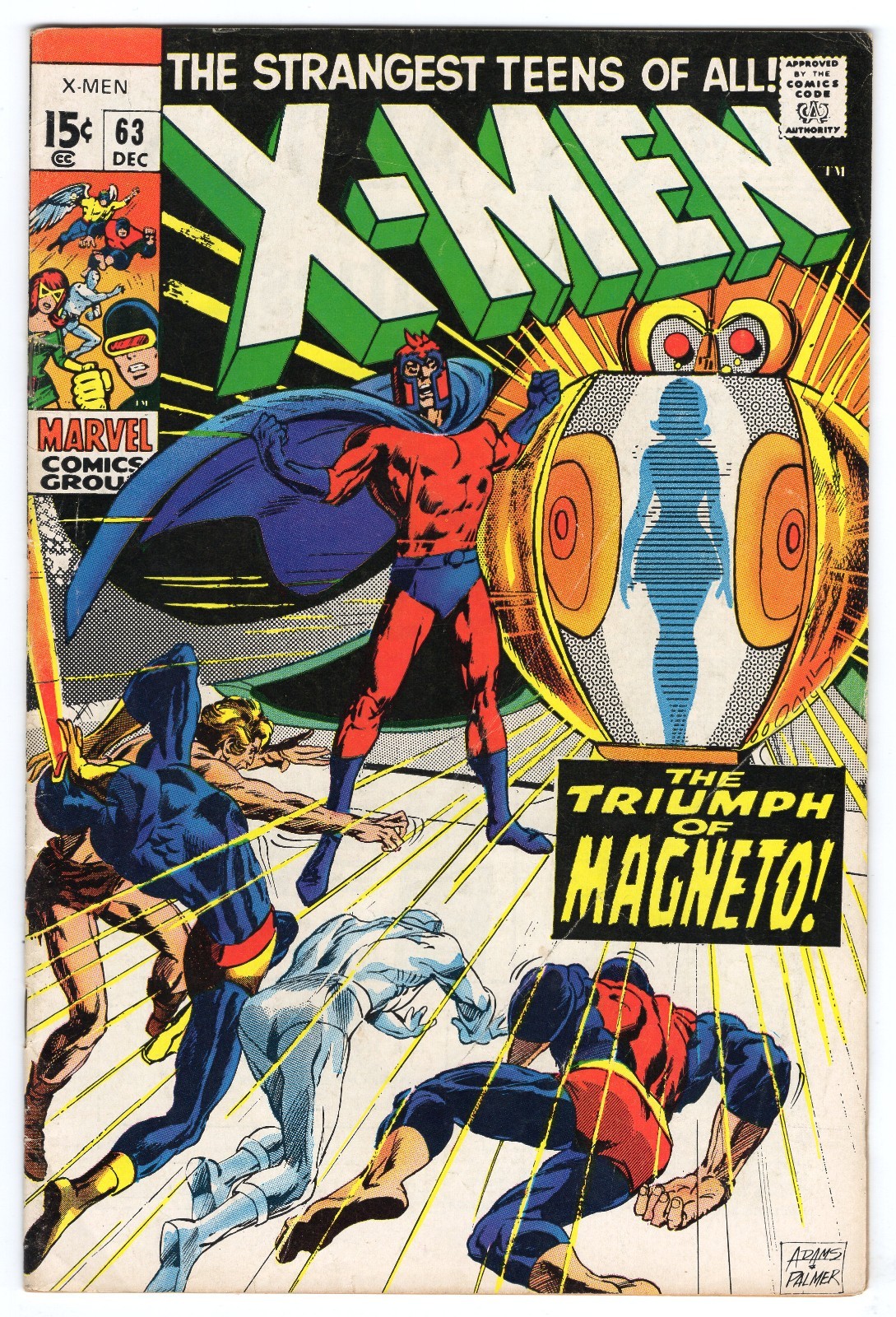 X-Men 63 1969 Marvel Comics VG/F 5.0 1st App Lorelei Magento Cyclops Beast