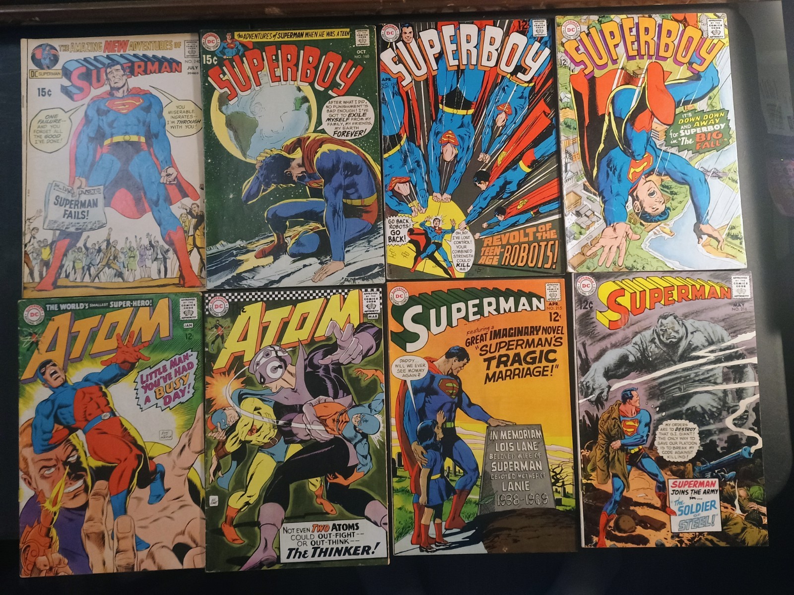 Silver-Age Mixed Comic Book Lot- 38Diff.  Flash Aquaman Atom Hawkman Superboy 