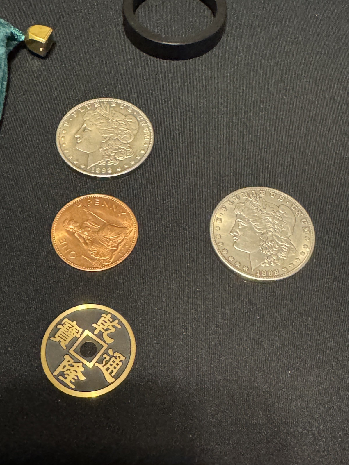 LCC (Black) Coin Set by N2G magic tricks - NEW without box special pricing 
