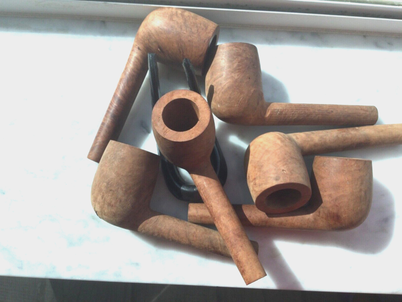 Set of 6 small Canadian style stummels