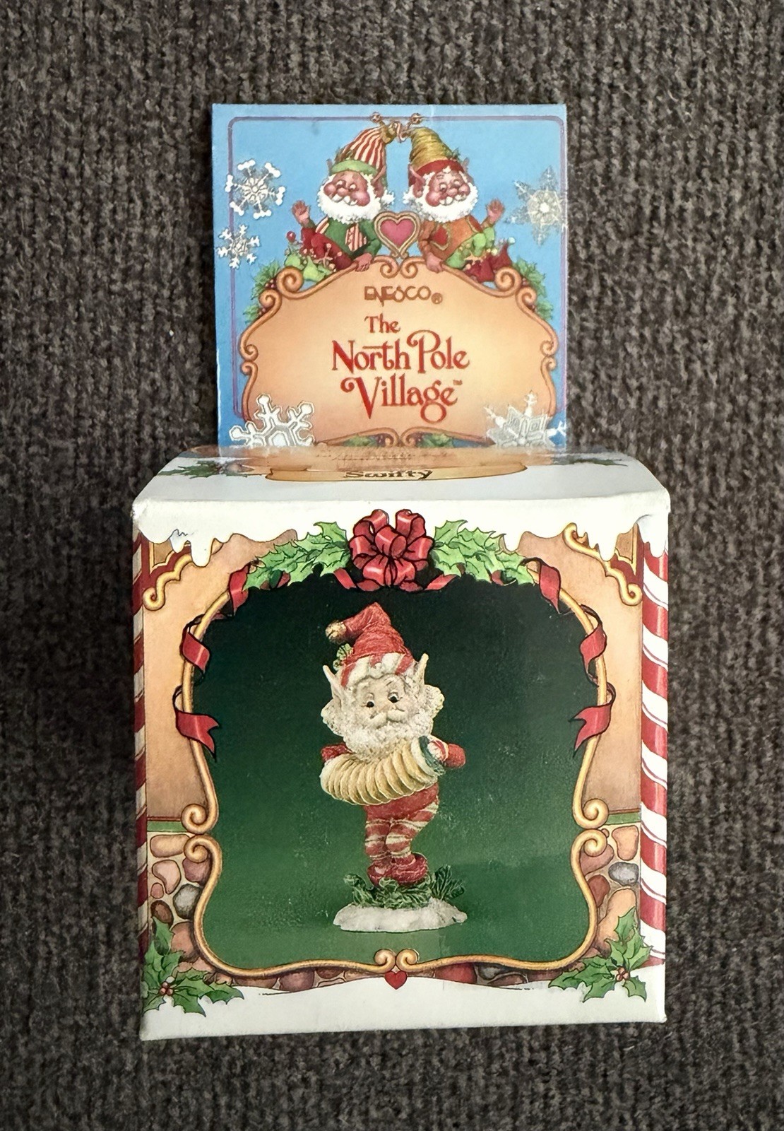 Enesco 1986 North Pole Village “Swifty” #871869 Sandy Zimnicki
