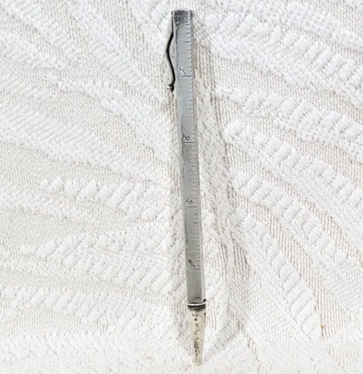VINTAGE SPAULDING GORHAM STERLING SILVER PEN EXTENSION POINTER 12\