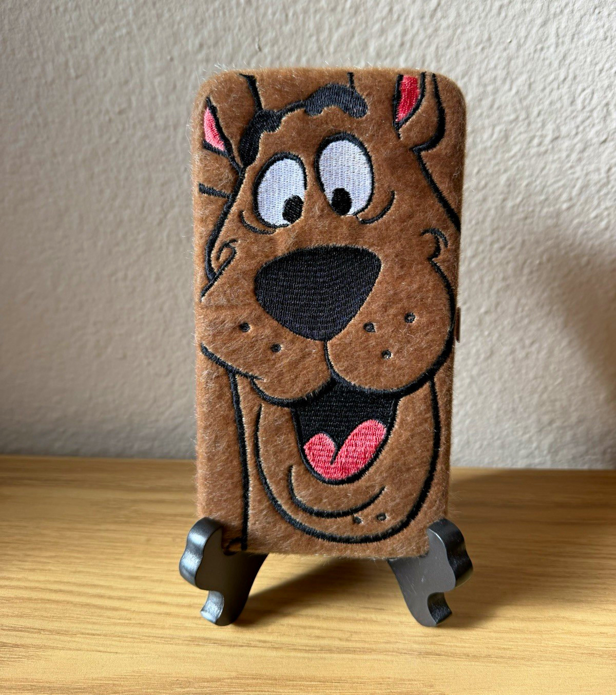 Scooby-Doo Brown Zip-Around Bifold Wallet, Embroidered, Credit Card, Unisex Scooby-Doo Brown Zip-Around Bifold Wallet, Embroidered, Credit Card, Unisex