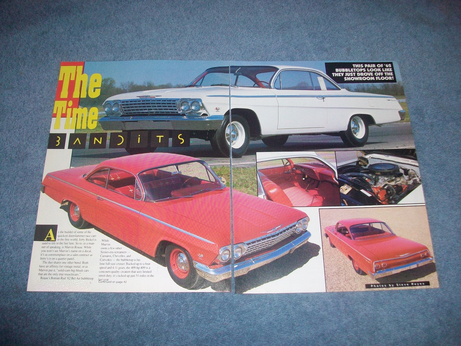 1962 Chevy Bel Air Bubble Top Vintage Article \