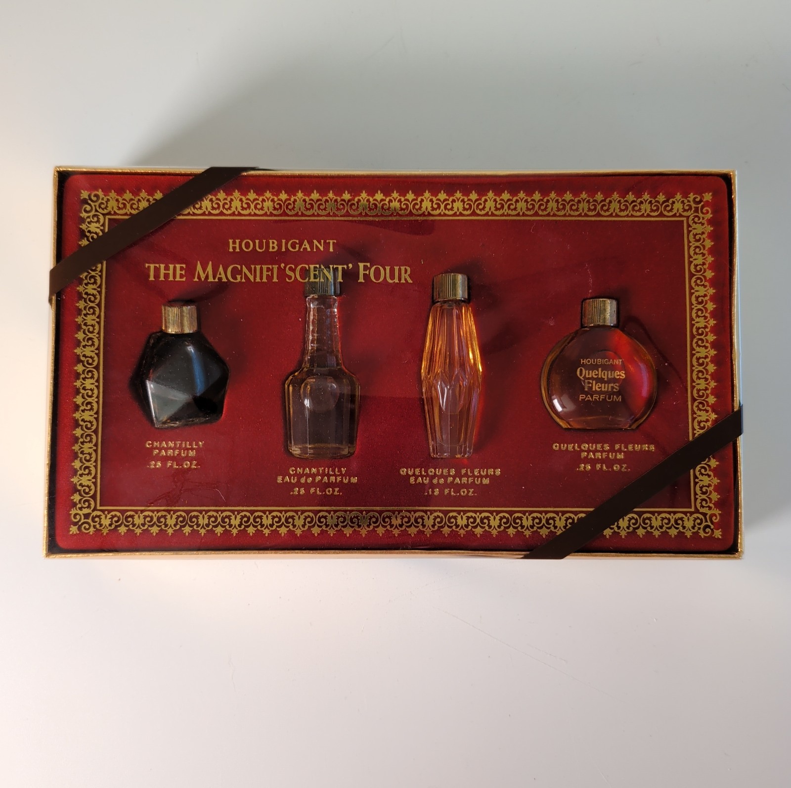 Chantilly - Houbigant The Magnifi\'Scent\' Four Mini\'s EDP (0.13oz-0.25oz) VINTAGE