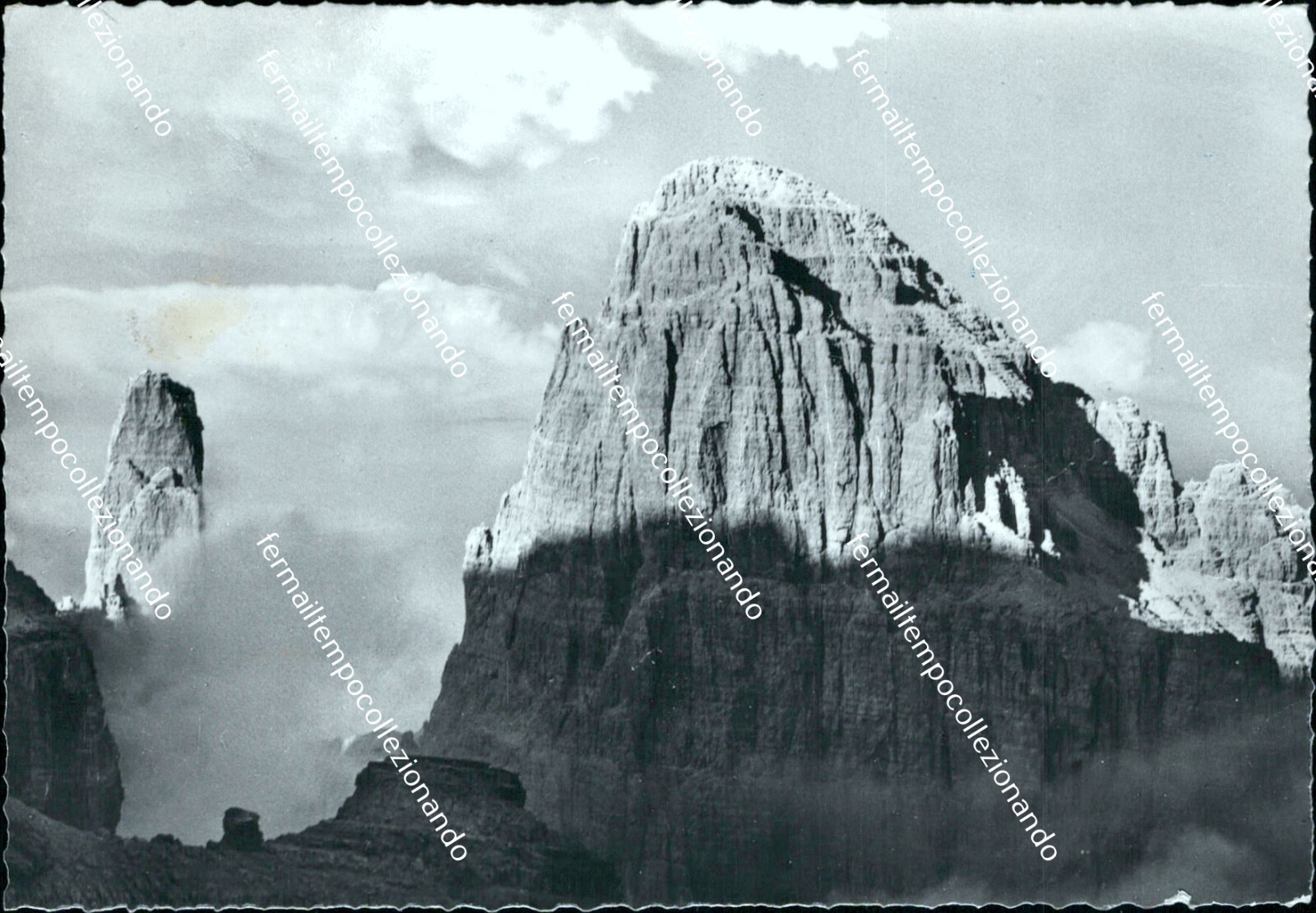 cc559 postcard dolomites of brenta bell low and brenta high cc559 postcard dolomites of brenta bell low and brenta high