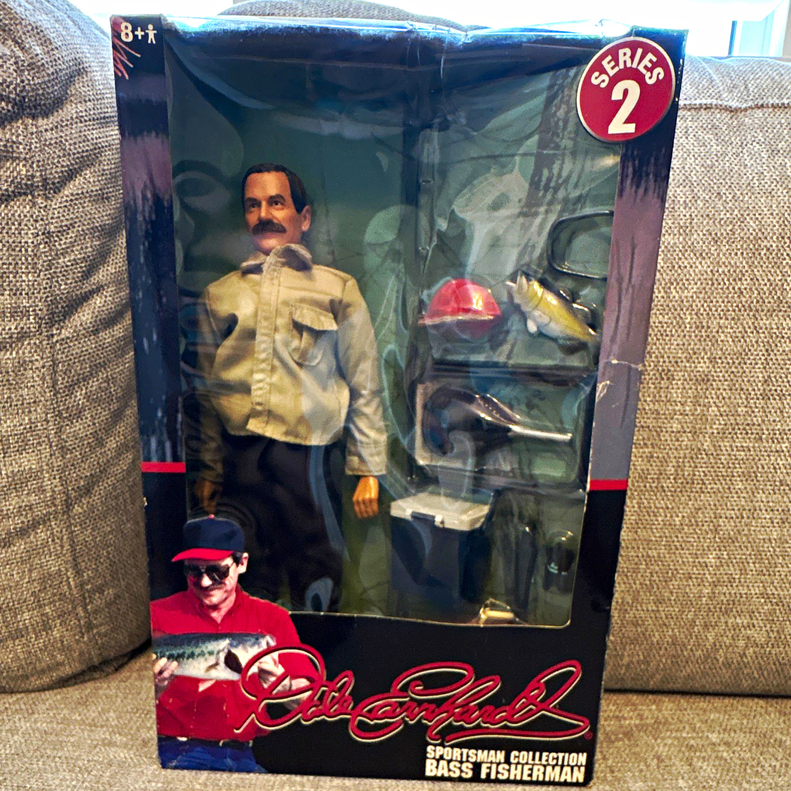 Dale Earnhardt Outdoor Sportsman Collection 12” Figure Series 2 Bass Fisherman