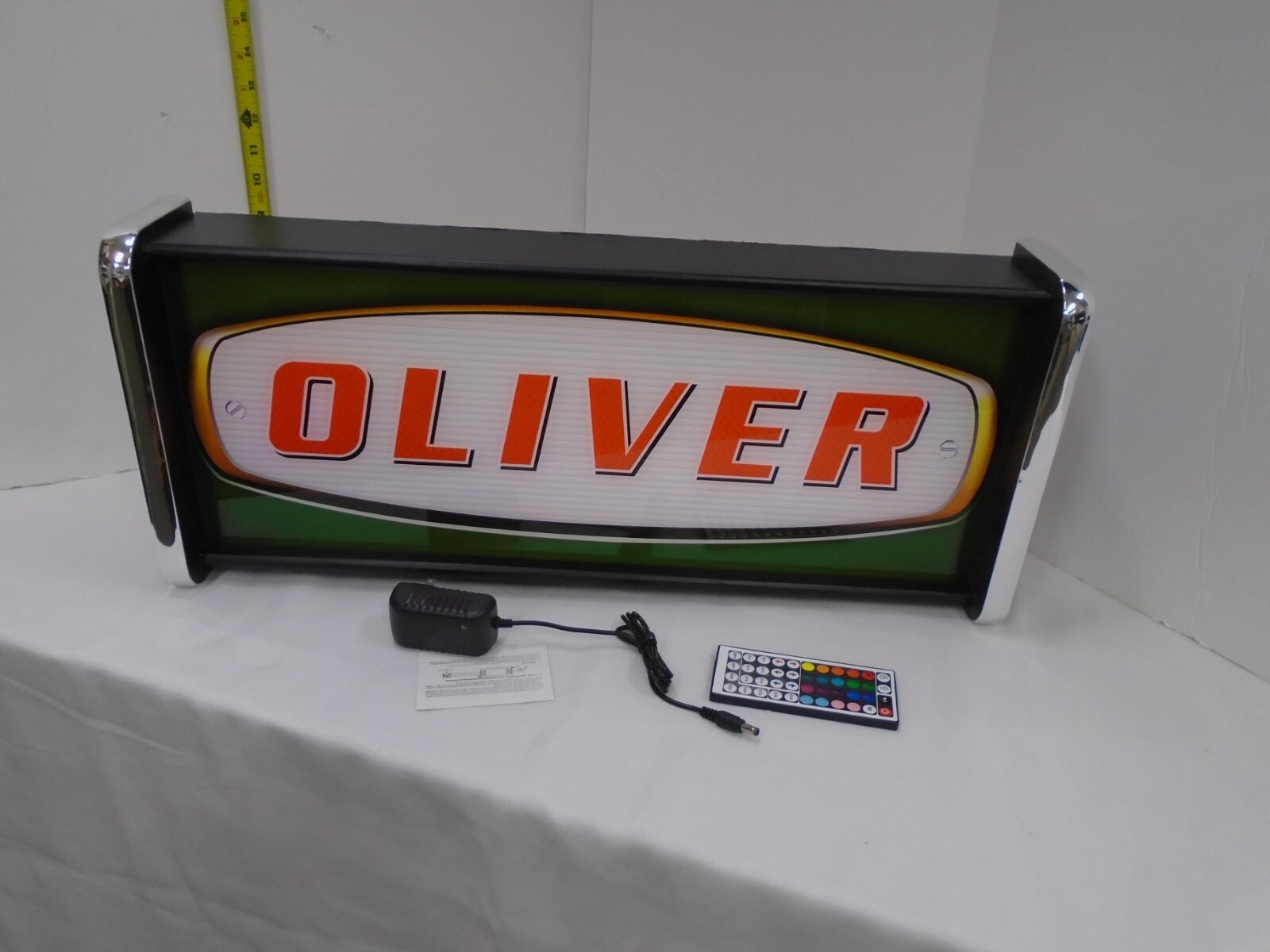 Oliver Tractor Emblem LED Display lighted sign lightbox Wall Hanging Light Oliver Tractor Emblem LED Display lighted sign lightbox Wall Hanging Light