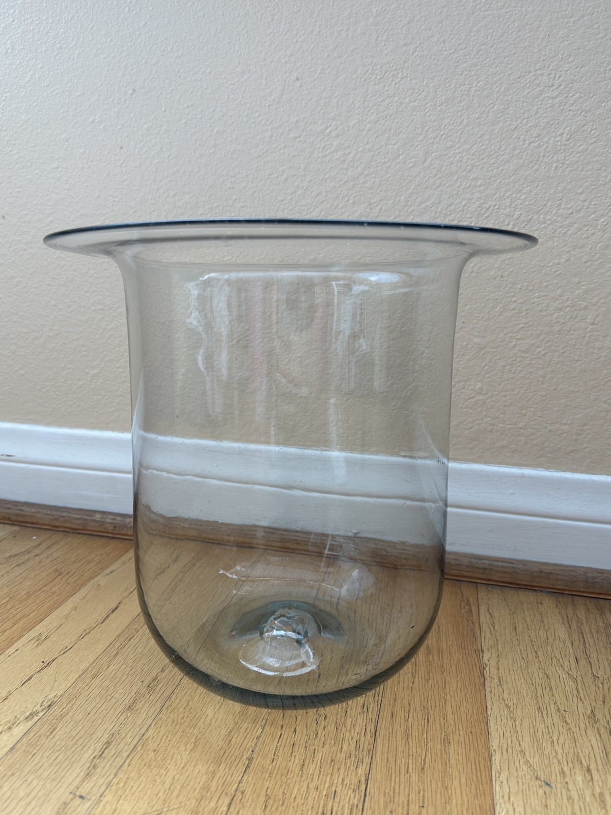 Partylite Seville 3 Wick Candle Holder Hurricane Glass Flat Top Partylite Seville 3 Wick Candle Holder Hurricane Glass Flat Top
