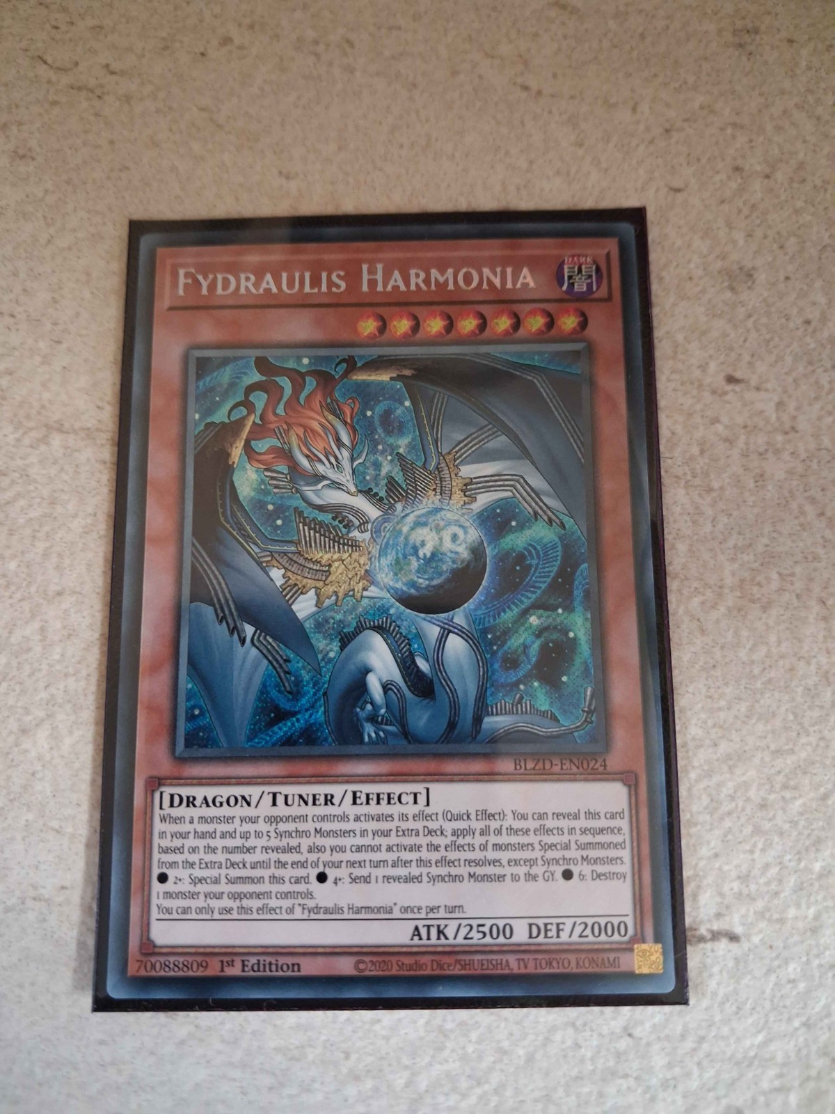 Fydraulis Harmonia Blzd-En024 Blazing Dominion 1st Edition