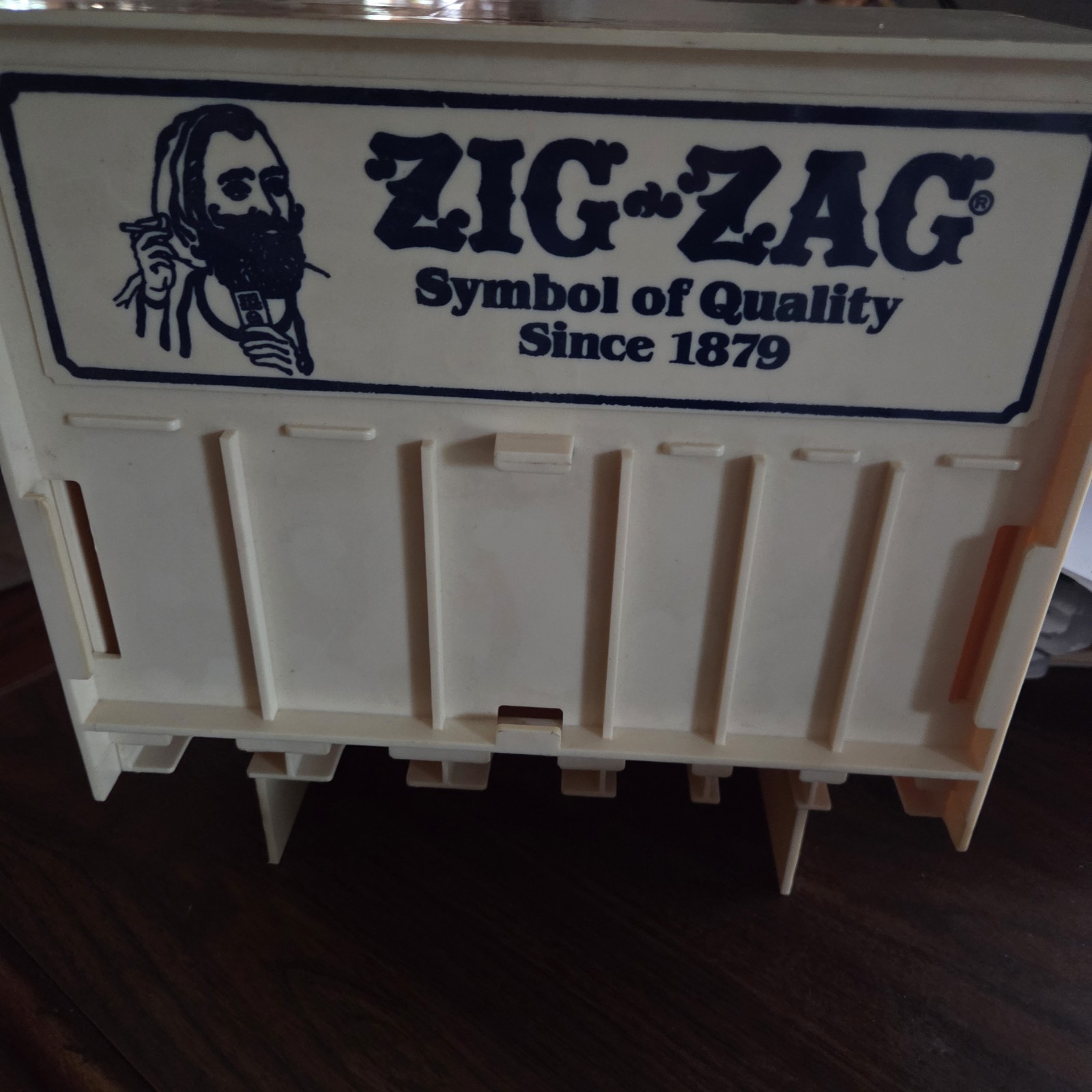 Vintage Zig Zag Papers 6 Slot Double Sided Plastic Counter Dispenser Display  
