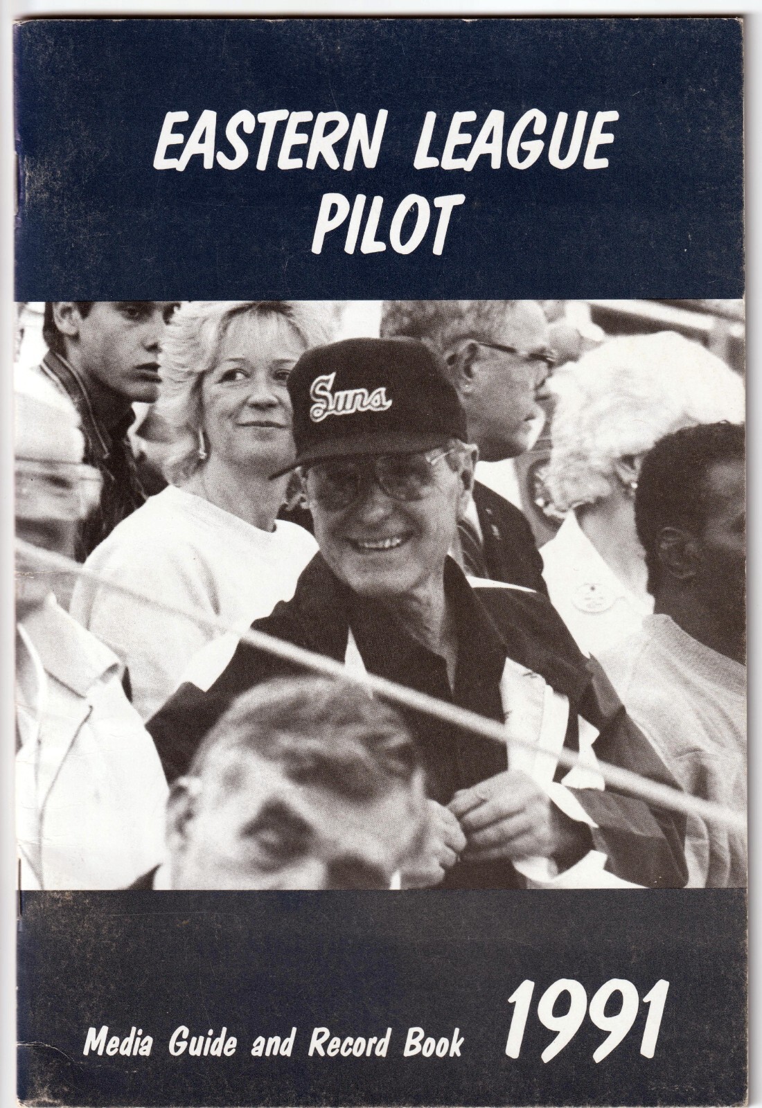 GEORGE HW BUSH 1991 Minor League Baseball Media Guide President Hagerstown Suns
