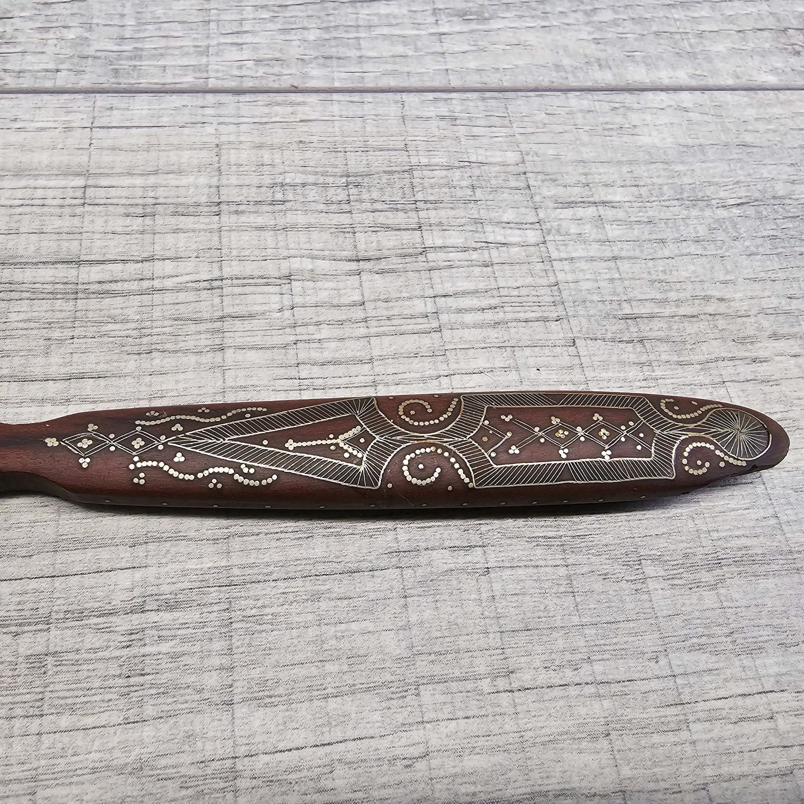 Antique Russian Inlaid SIlver Pique Wood Page Turner Imperial Romanov 1800-1840