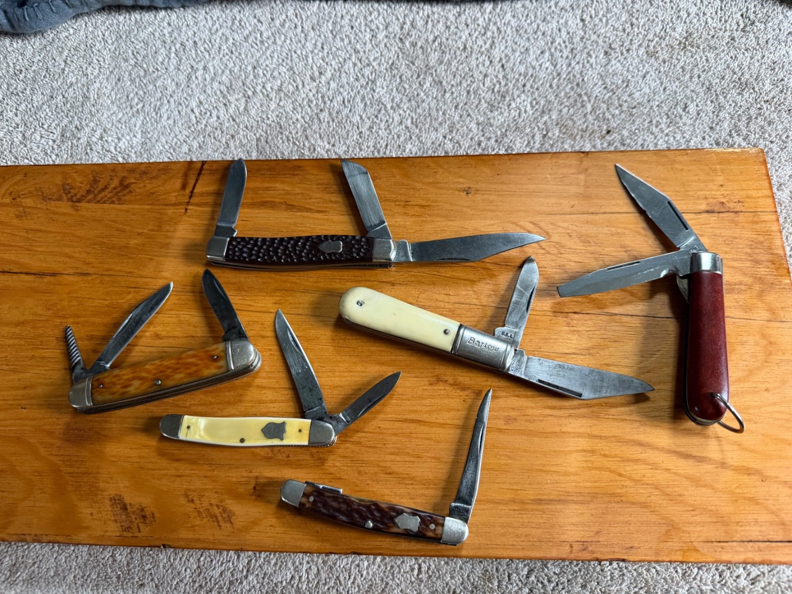 vintage pocket knife lot of 6