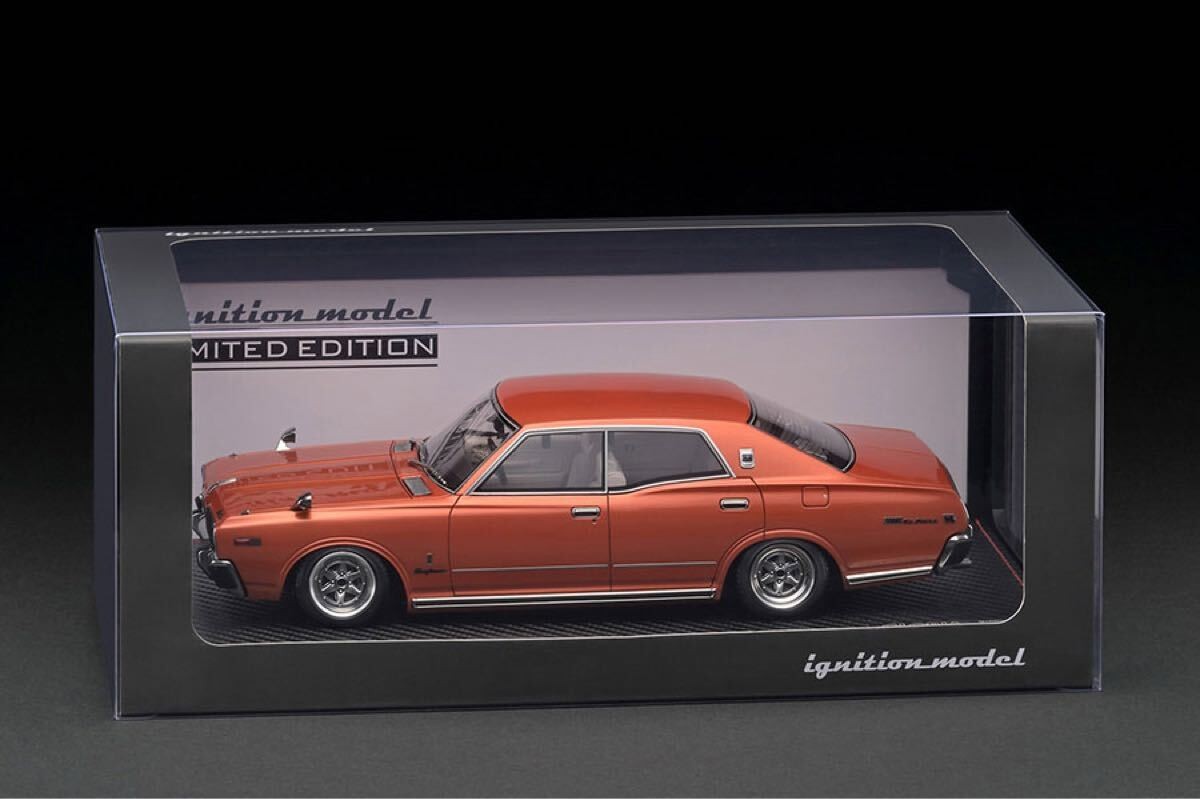 Ignition Model 1/18 Nissan Gloria Brougham 330 Copper Orange Limited 50pcs