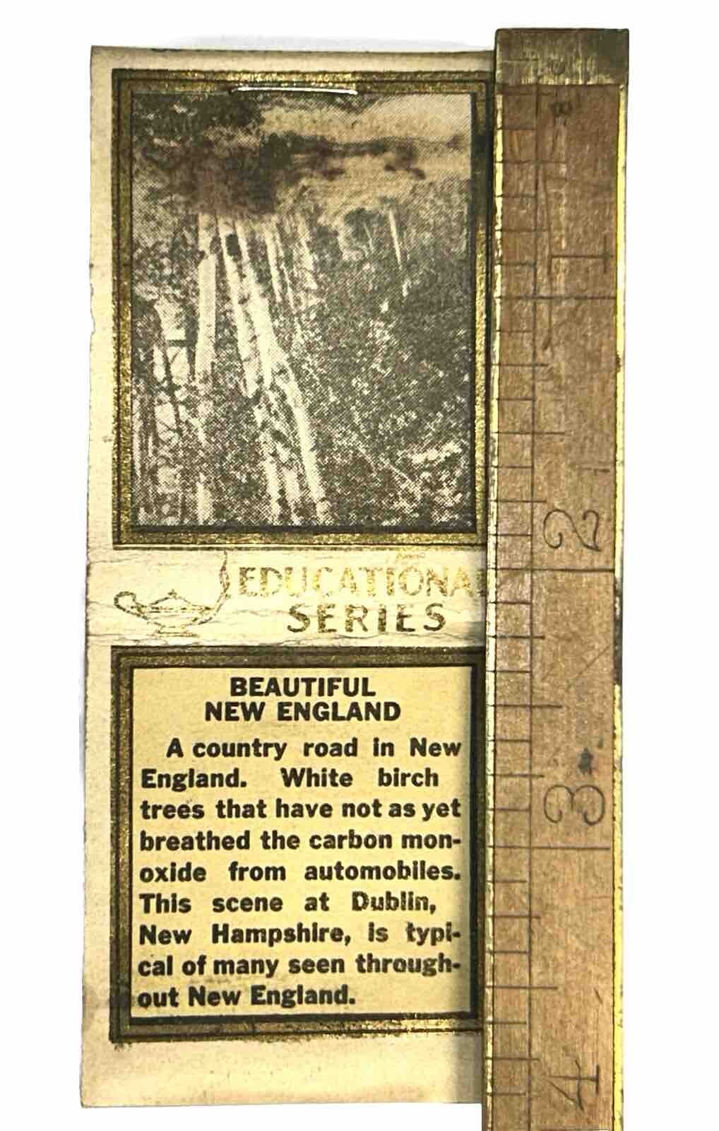 Antique Dublin New Hampshire Photo Matchbook New England Forest Scenery Rare NH