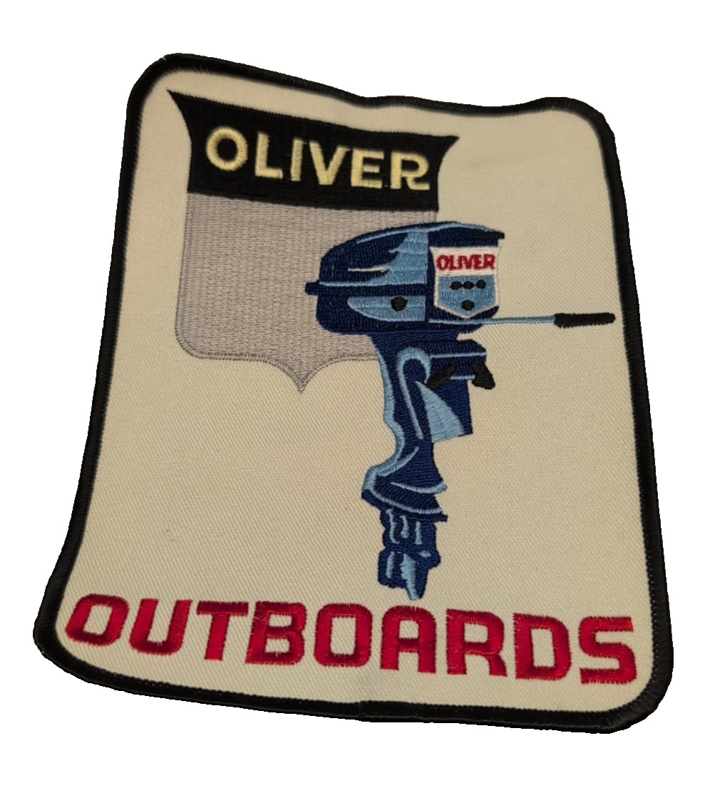 Oliver Outboard Motor Vintage Embroidered Patch 5\