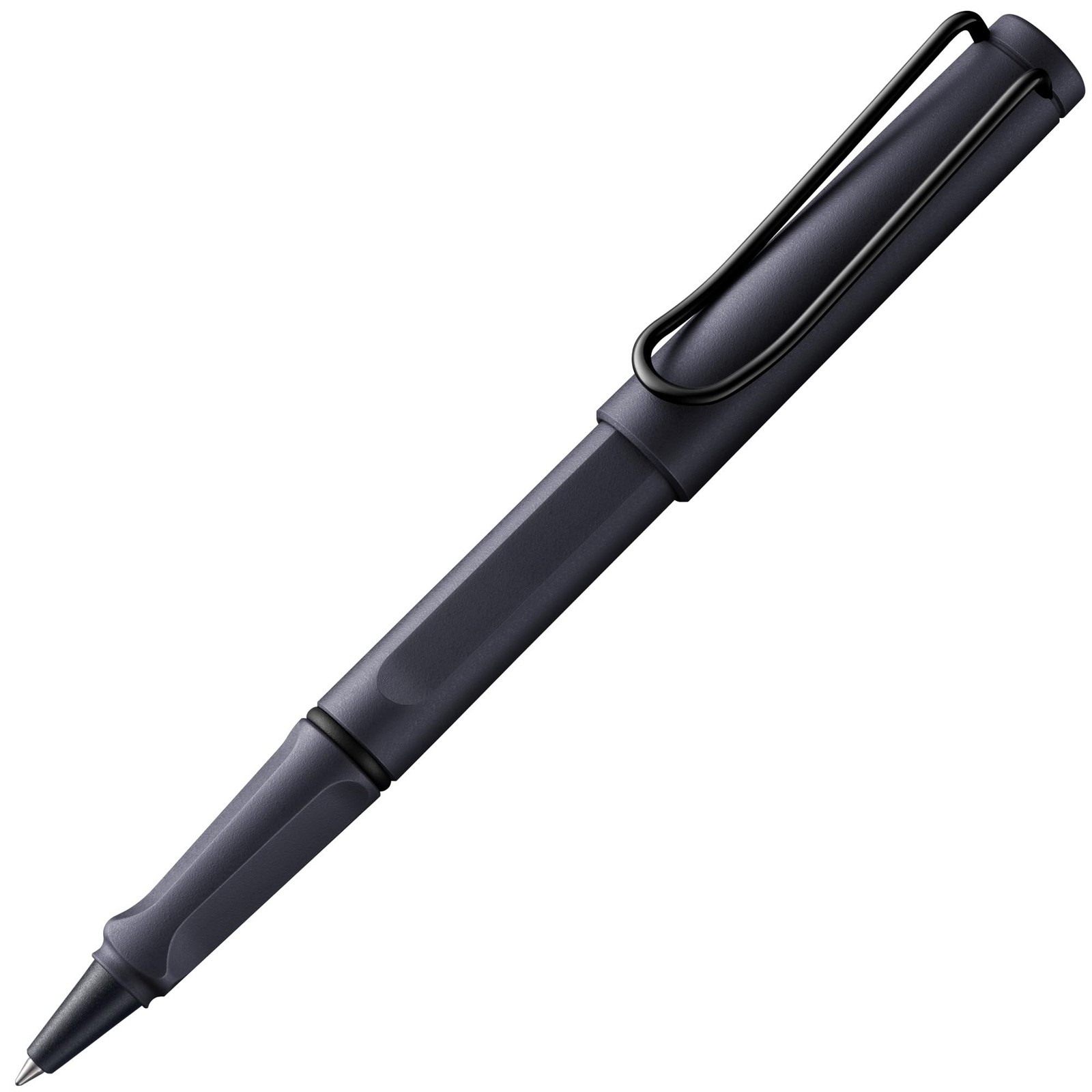 LAMY Safari Steel Black Rollerball Pen, Line Width: Medium, Black, LAMY M 63