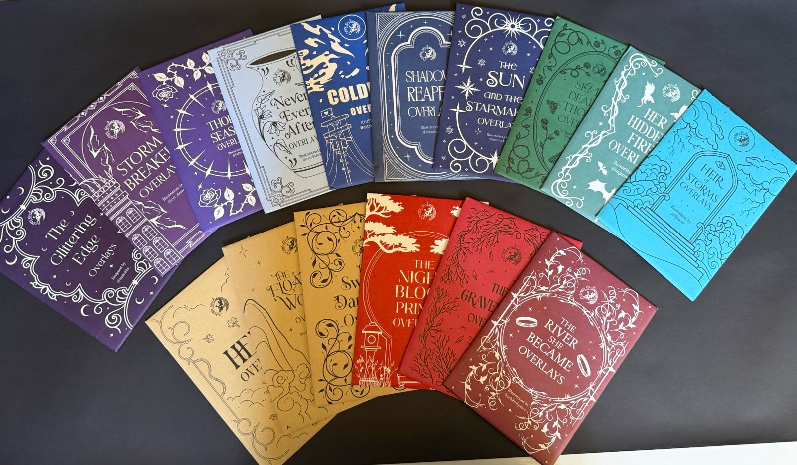 FAIRYLOOT exclusive book overlays lot of 16