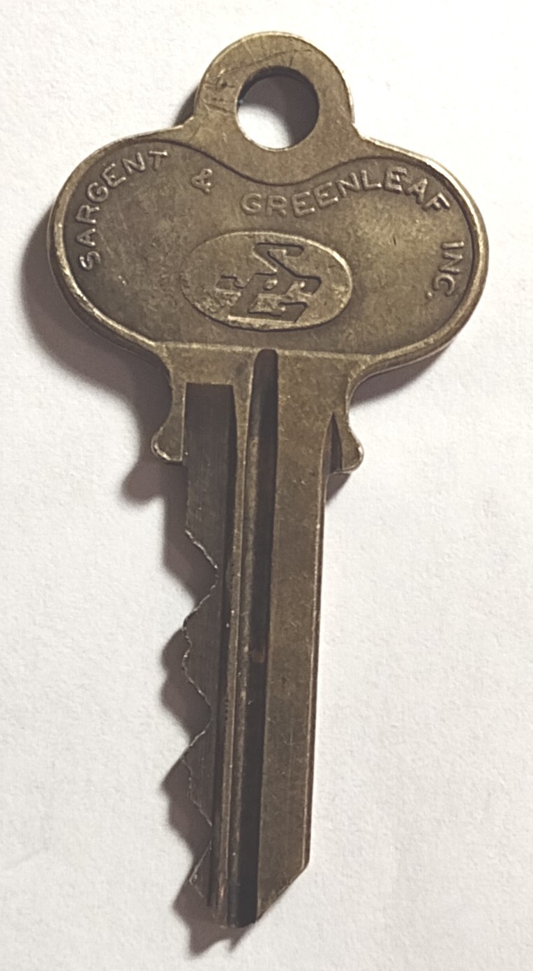 Vintage Key S G Sargent & Greenleaf Inc 022 Phil\'s 2382 Jerome Ave 571204 2\ Vintage Key S G Sargent & Greenleaf Inc 022 Phil\'s 2382 Jerome Ave 571204 2\