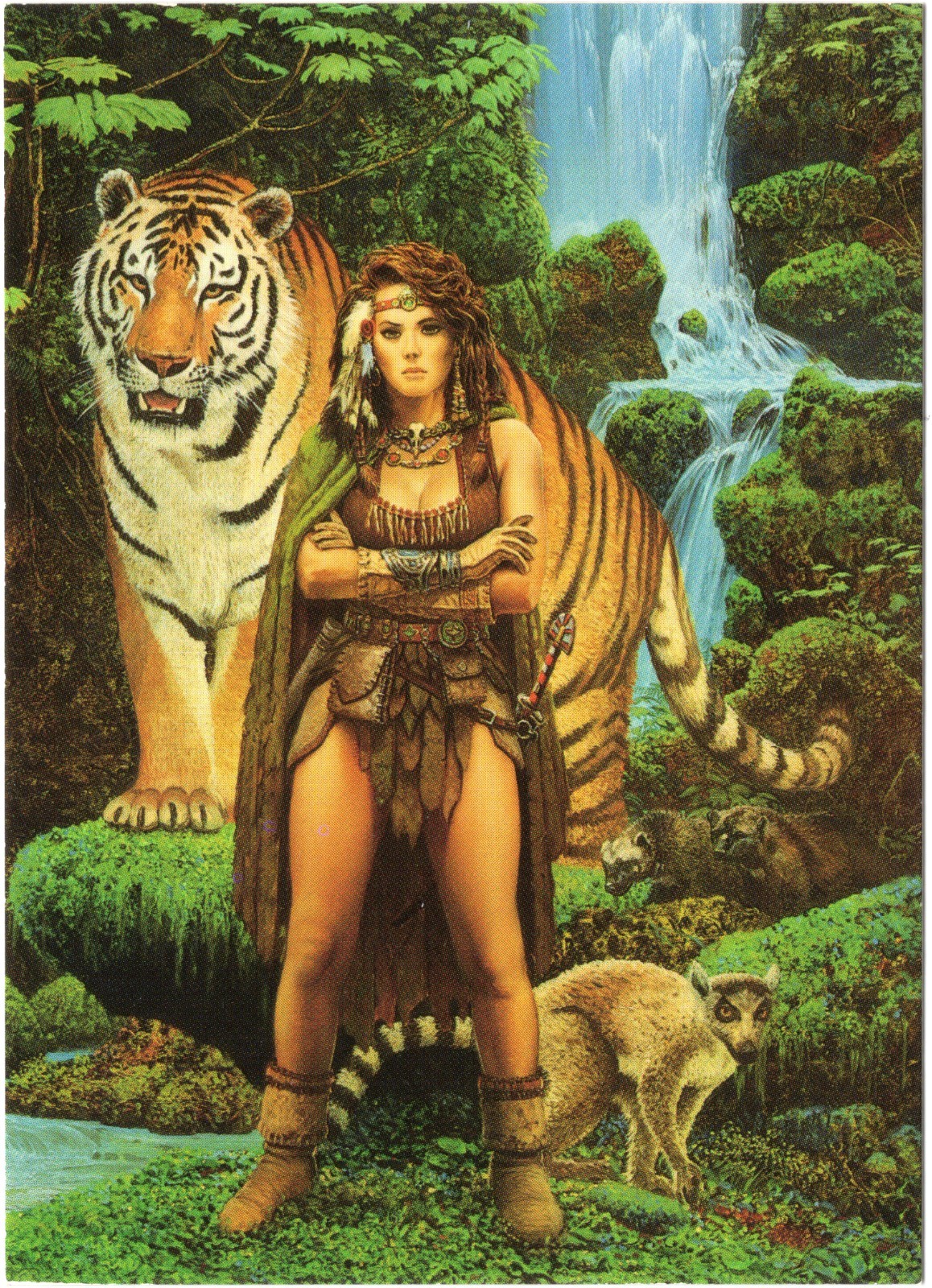 Keith Parkinson Fantasy #1 Shandara Single Card 1994 FPG