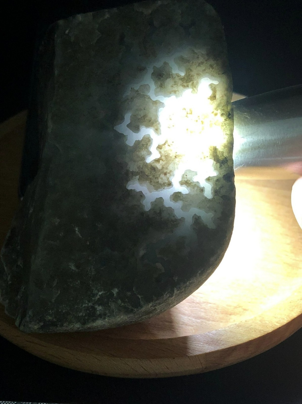 Icy Translucent Natural Burmese Jadeite – Lavender Jadeite Pendant, Good Fortune