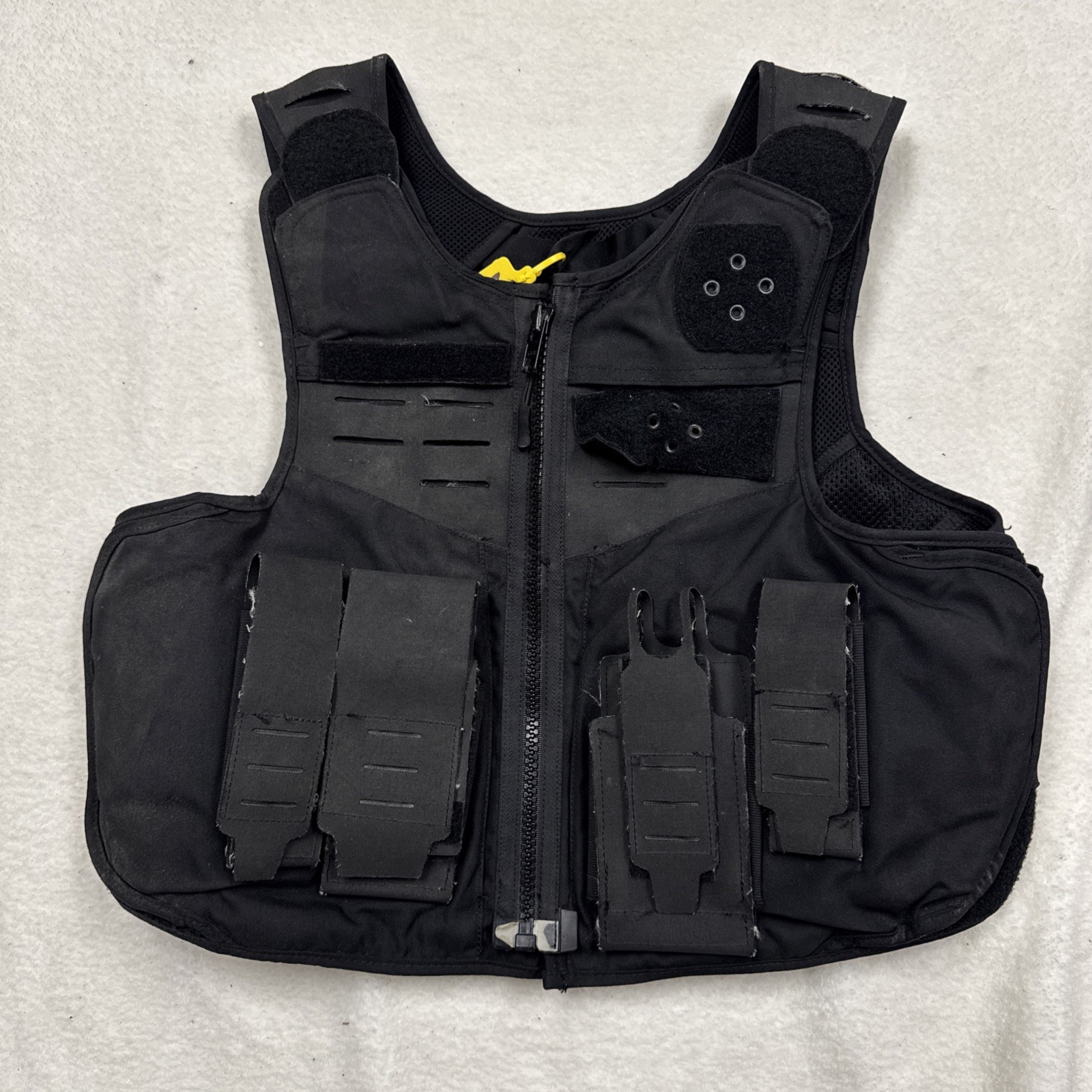 SAFARILAND V1 Fixed Pocket Armor Carrier Front Opening XL Reg 2414-2414 Black