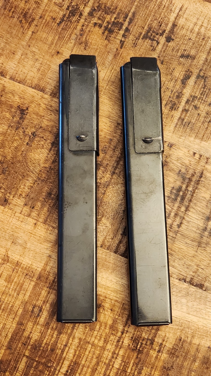 WWII USGI M3 Grease Gun Magazines, SPW / Guide Lamp, Lot of 2