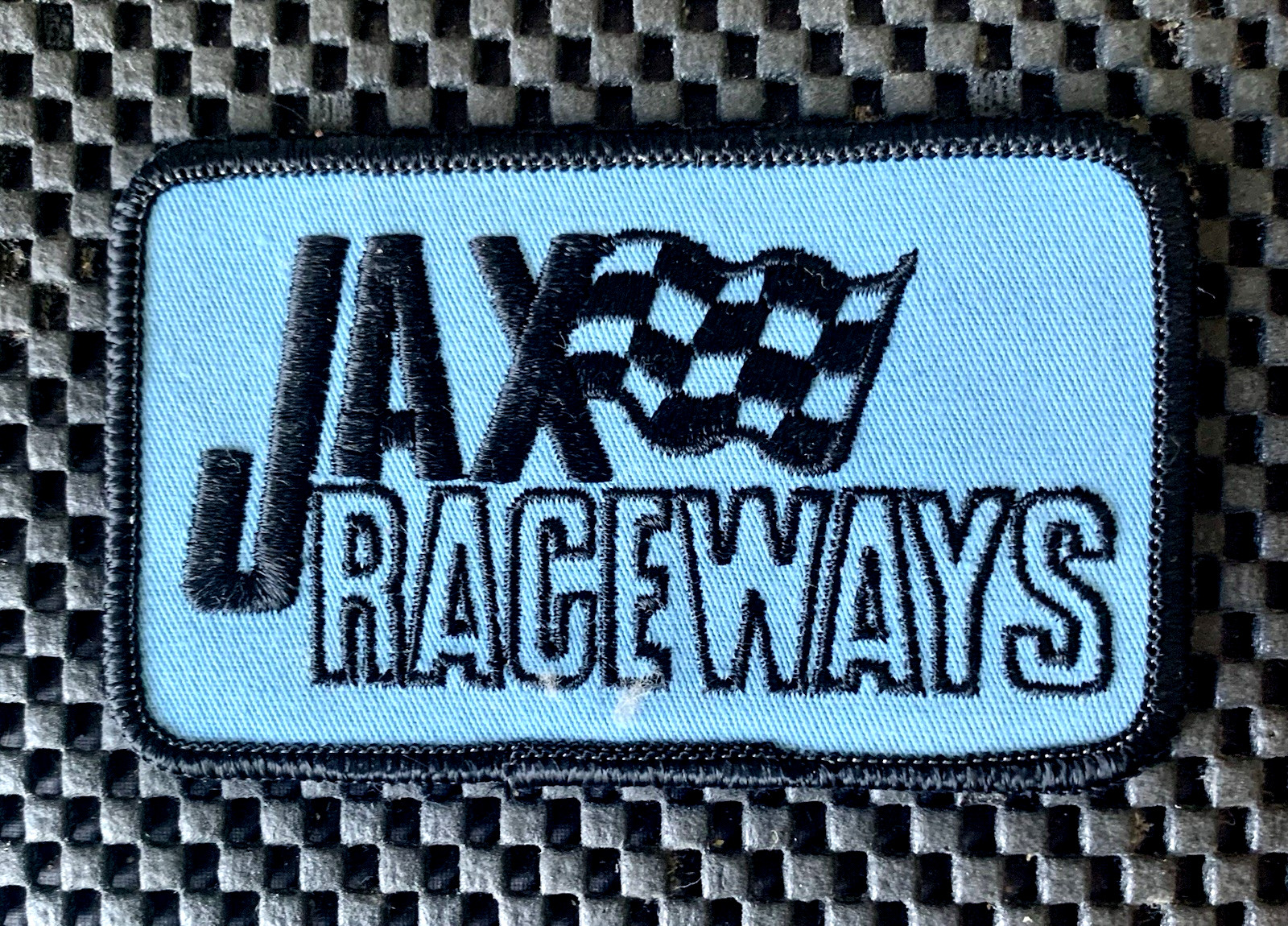 JAX RACEWAYS EMBROIDERED SEW ON PATCH 4 TRACKS 1973-2014 CLOSED 4\
