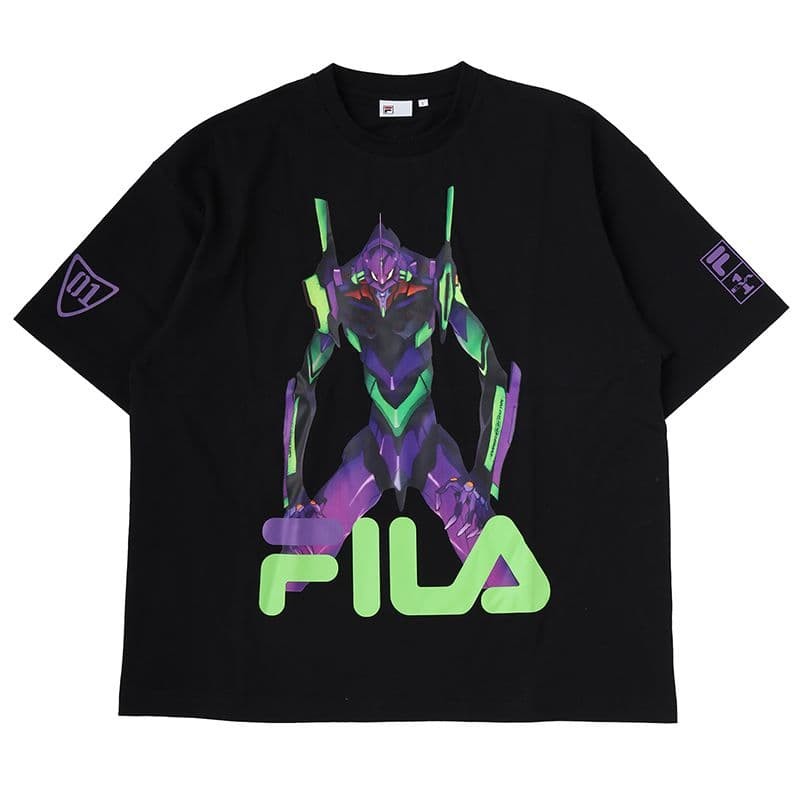 FILA x RADIO EVA Collaboration T-Shirt Evangelion First Model Unopened FILA x RADIO EVA Collaboration T-Shirt Evangelion First Model Unopened