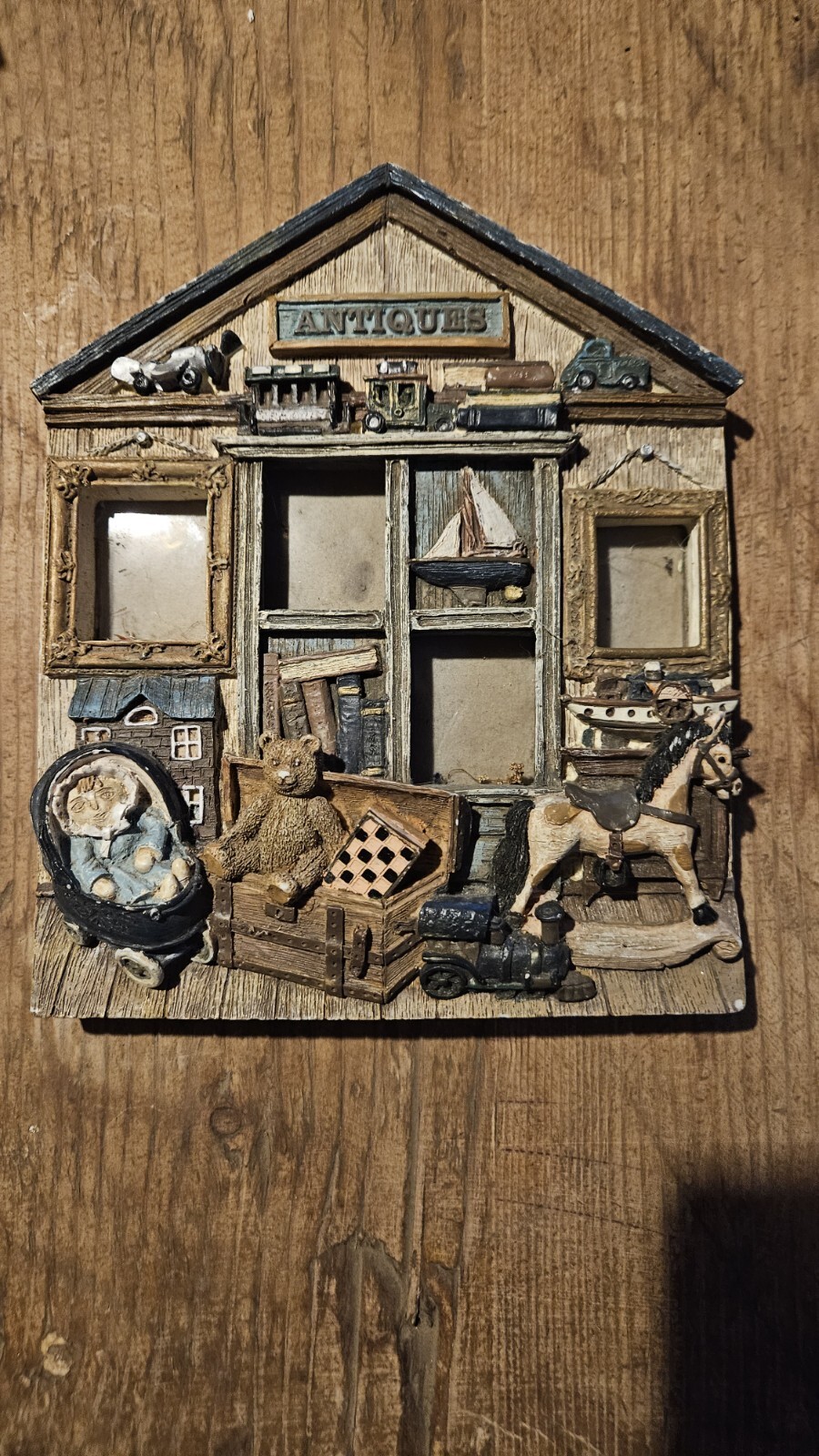 Vintage Antiques Picture Frame Figi Hand Painted Adorbs
