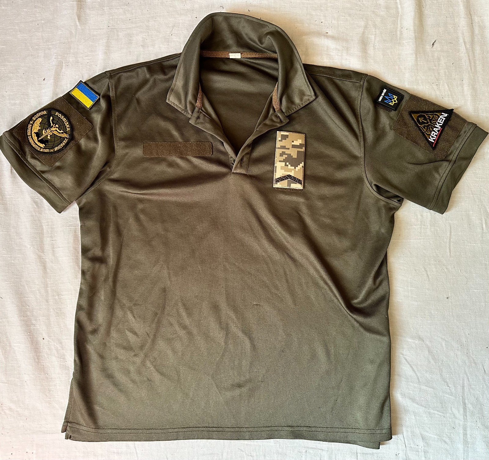 KRAKEN Uniform T-SHIRT Patches Flag Ukraine Winter Jacket Boots Suit Pants Map 