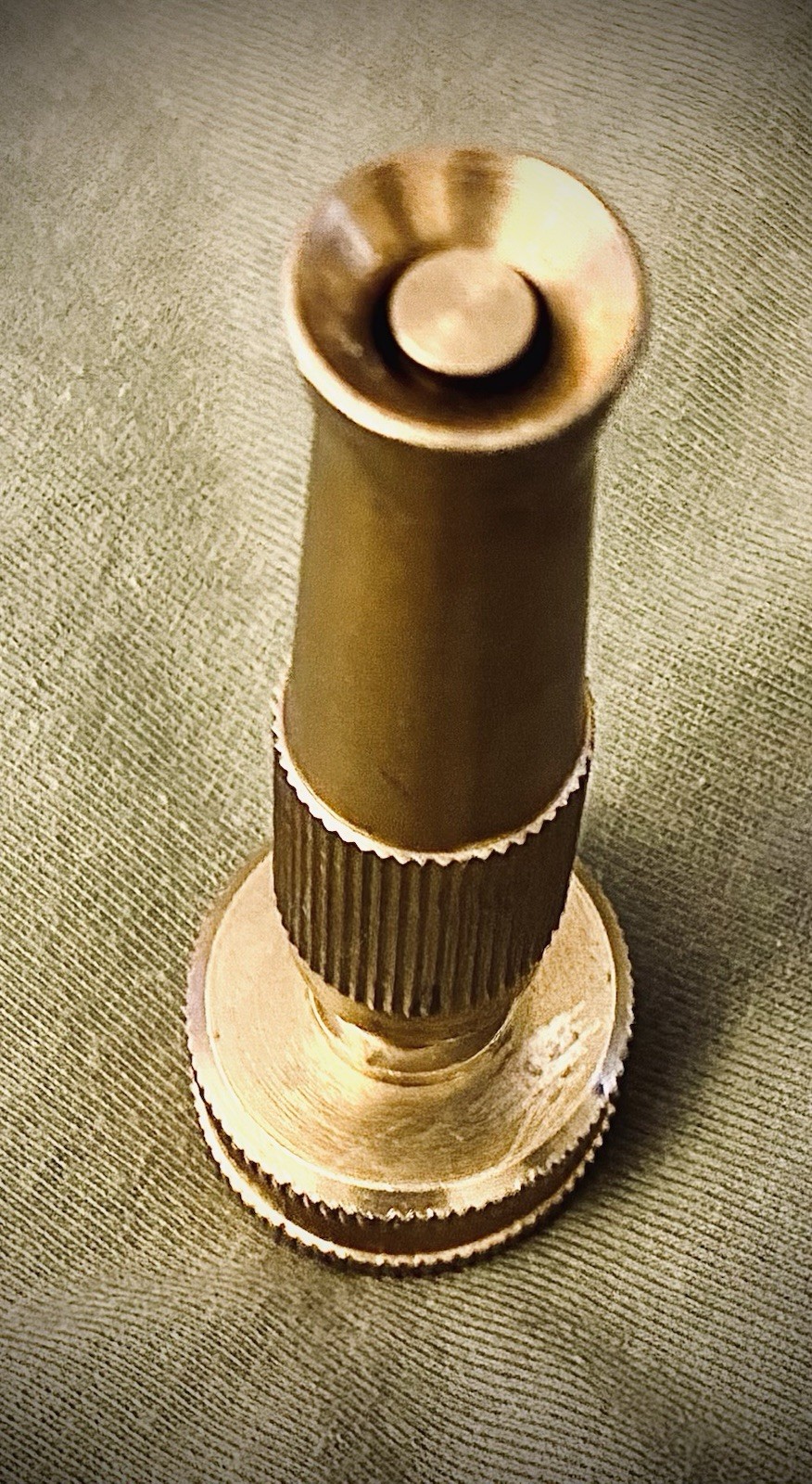 Vintage 3.5” Brass Hose Nozzle (LT3-7)