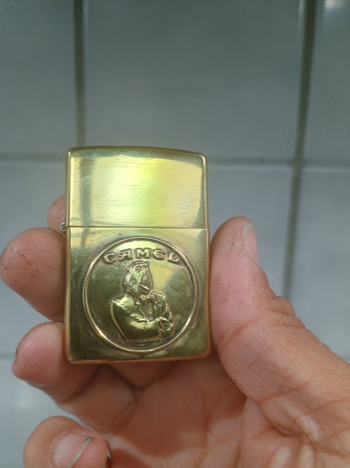 Vintage 1932-1992 Zippo 60th Anniversary Lighter Solid Brass Commemorative USA
