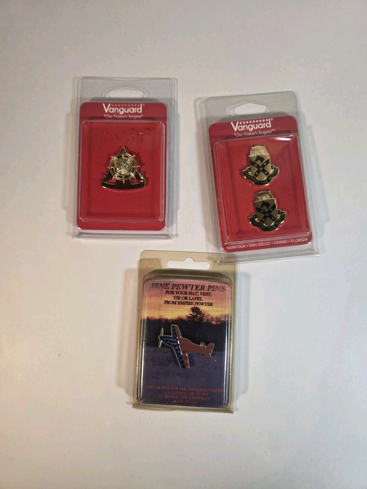 New LOT Vanguard asst   Pins.