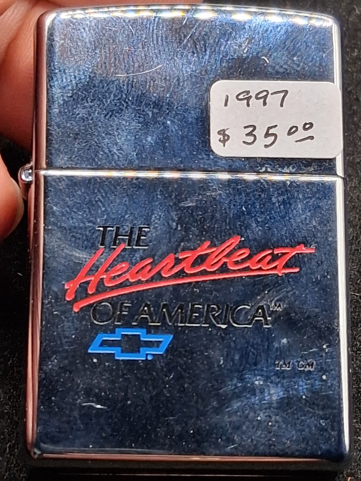 1999 Zippo Chevrolet The Heartbeat of America Lighter NEW