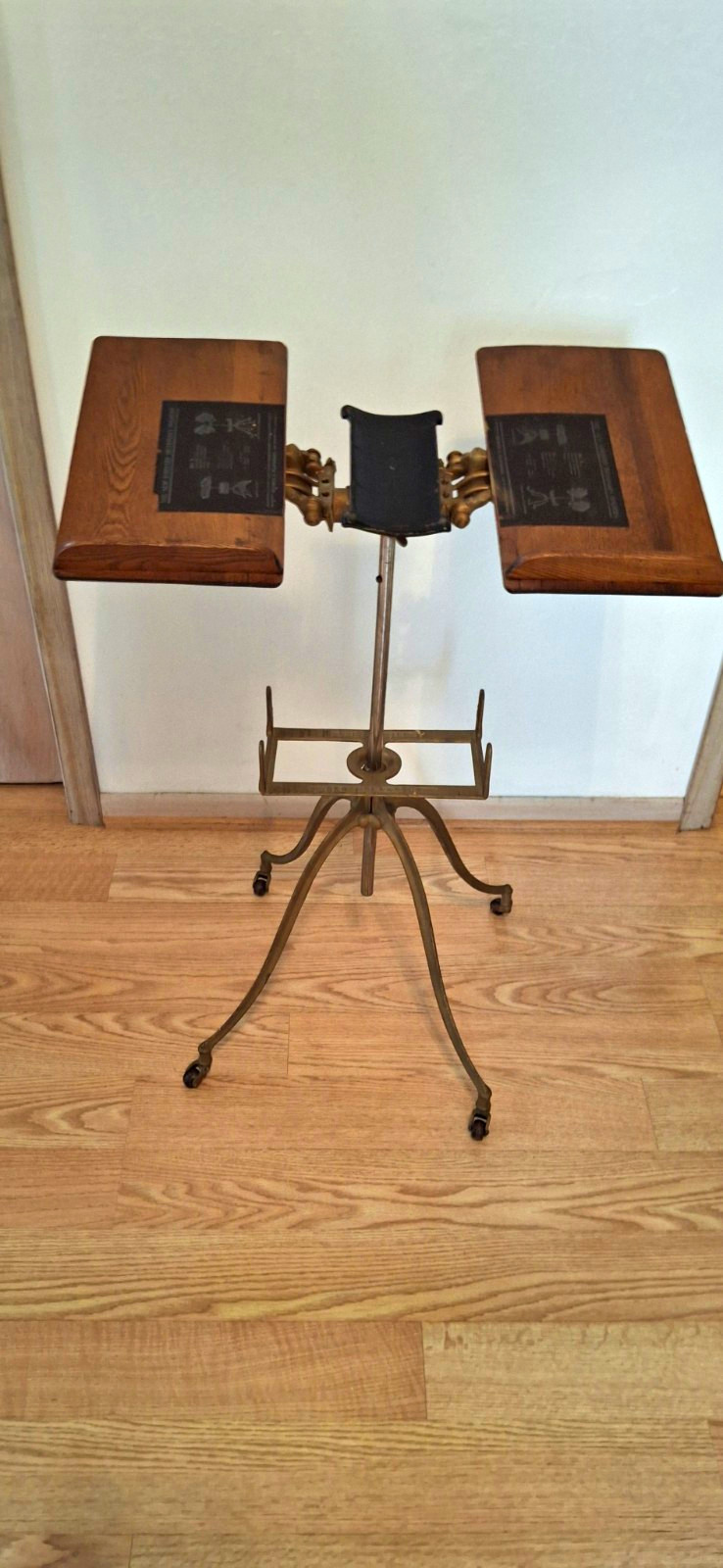 Antique Book Holder George J. Flanagan (Chicago, IL)Year: Circa 1895–1905