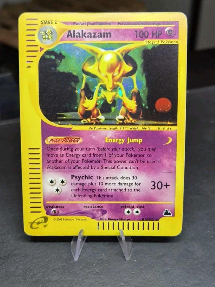 Skyridge Alakazam Holo TCG  H1/H32  🌀 - RARE