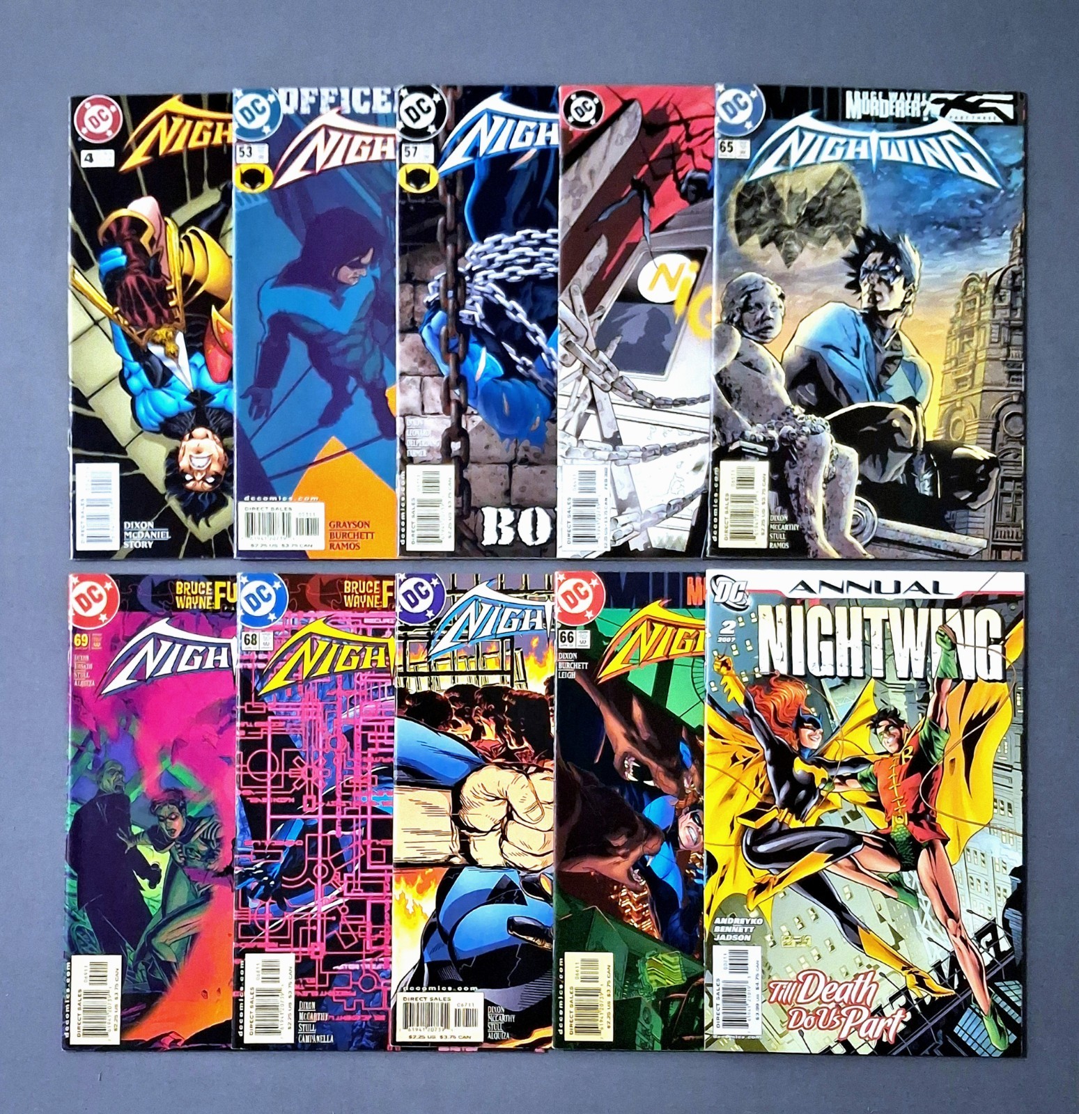 Nightwing #4,53,57 + #64-69 + Annual #2 \