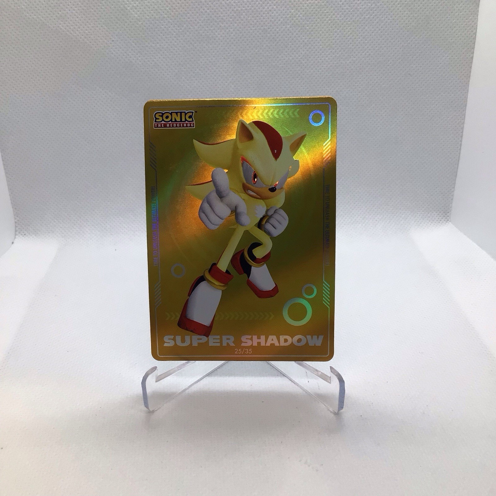 Wendy\'s Sonic the Hedgehog 35th Anniversary Super Shadow Hologram #25/35